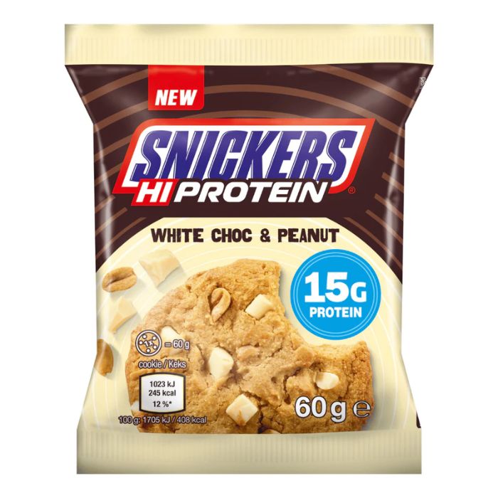 Snickers White Choco & Peanut HI Protein Cookie