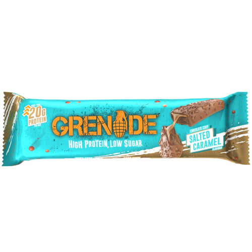 Grenade Carb Killa Chocolate Chip Salted Caramel High Protein Low Sugar Bar 60g