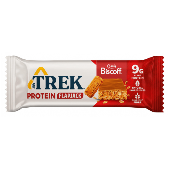Trek Biscoff High Protein Flapjack